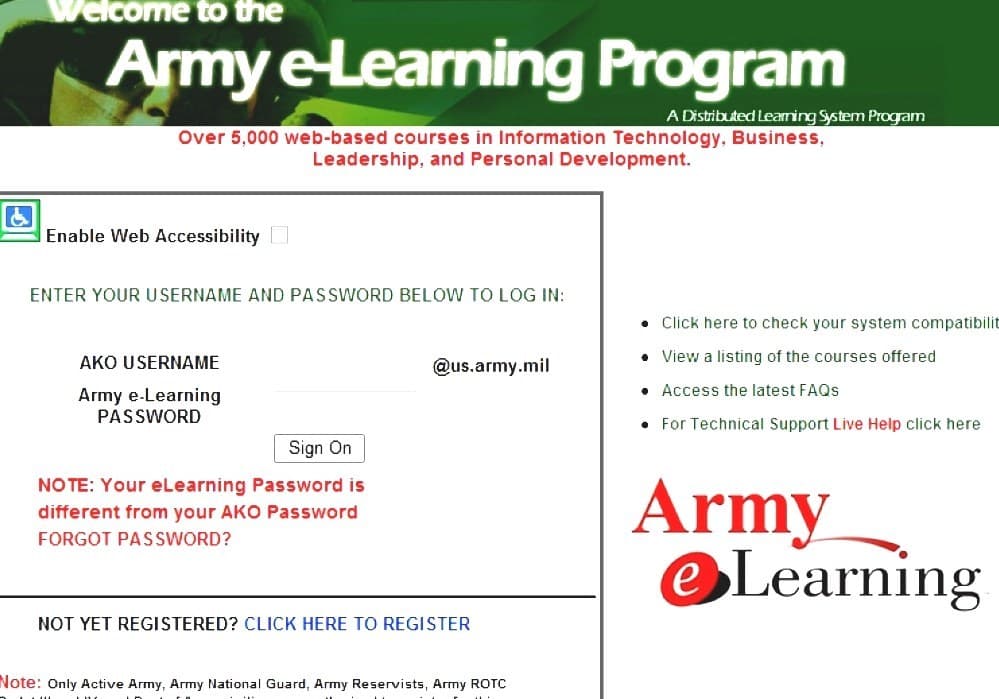 Army Correspondence Course Program