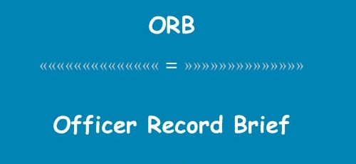 Officer Record Brief ORB