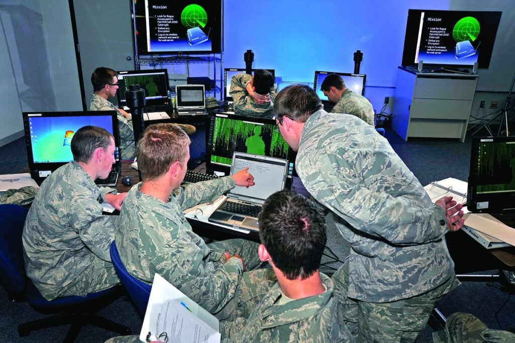 Training Air force cyber security
